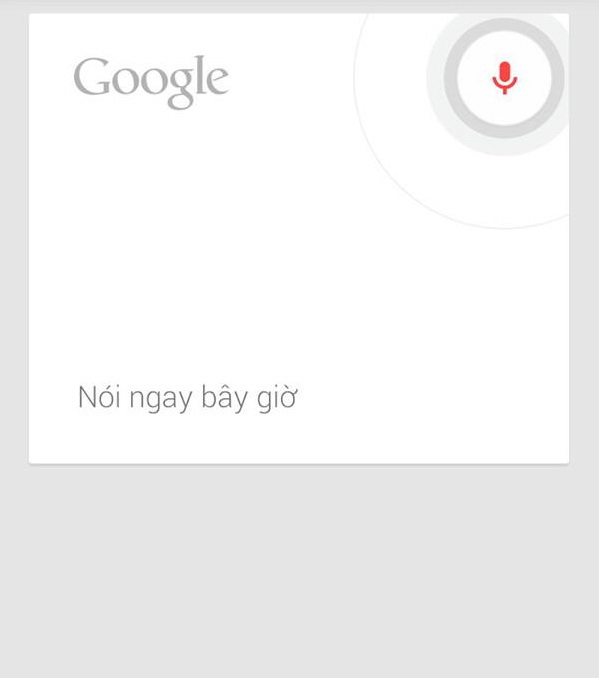 Google Voice Search cho Android chính thức hỗ trợ Tiếng Việt Google Voice Search cho Android chính thức hỗ trợ Tiếng Việt